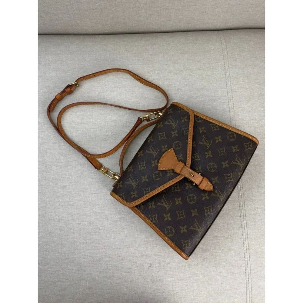 LOUIS VUITTON Brown Monogram Canvas Bel Air GHW